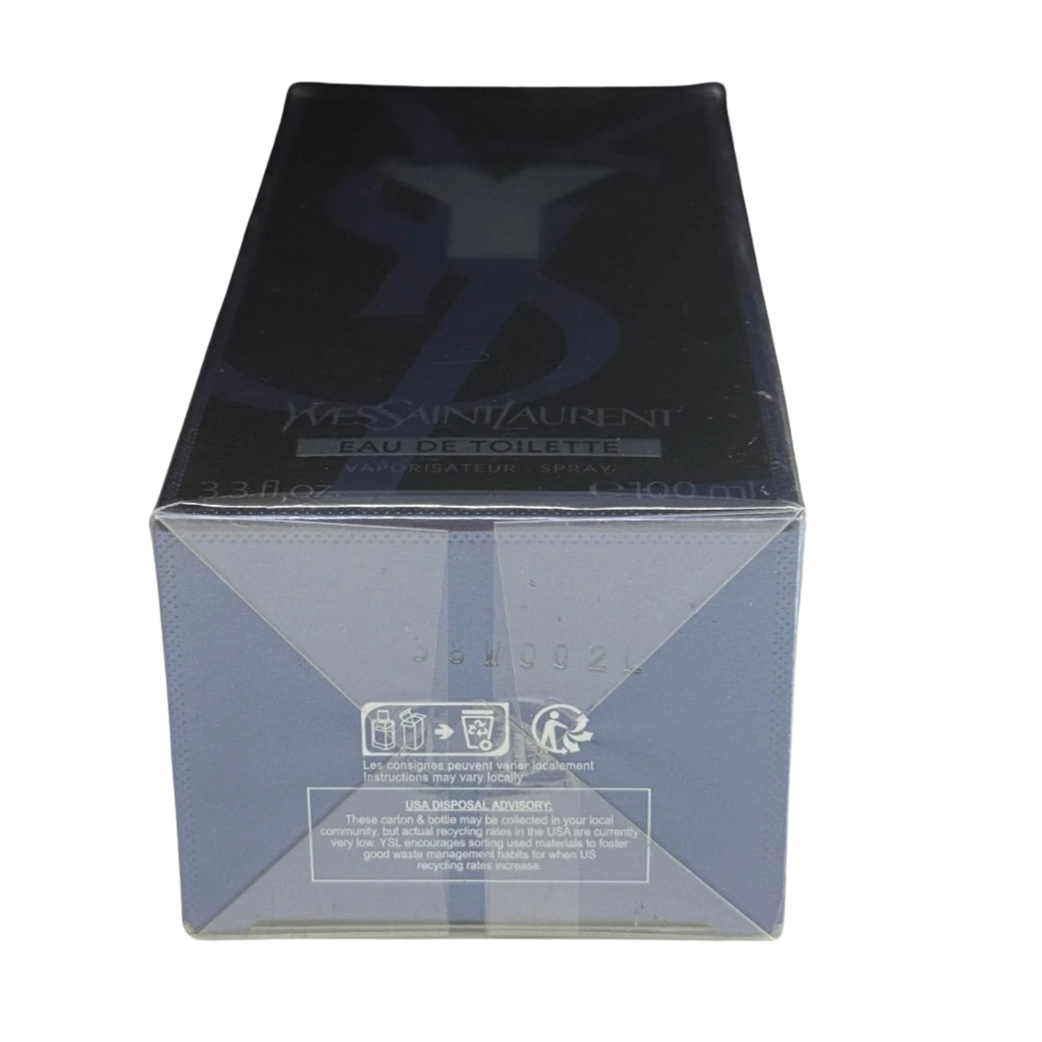 Yves Saint Laurent Eau de Toilette packaging on a white background